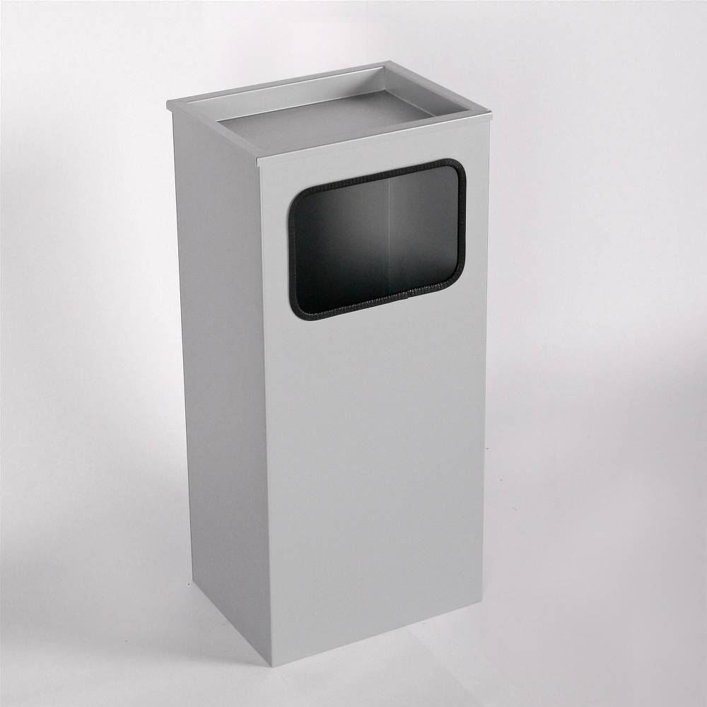 Szagato Aschenbecher mit Mülleimer Classic 62x30x23cm 12 ltr. grau inkl. Inneneimer SZAGATO Standascher Aschenbecher Abfalleimer Mülleimer mit Aschenbecher Tiefpreis