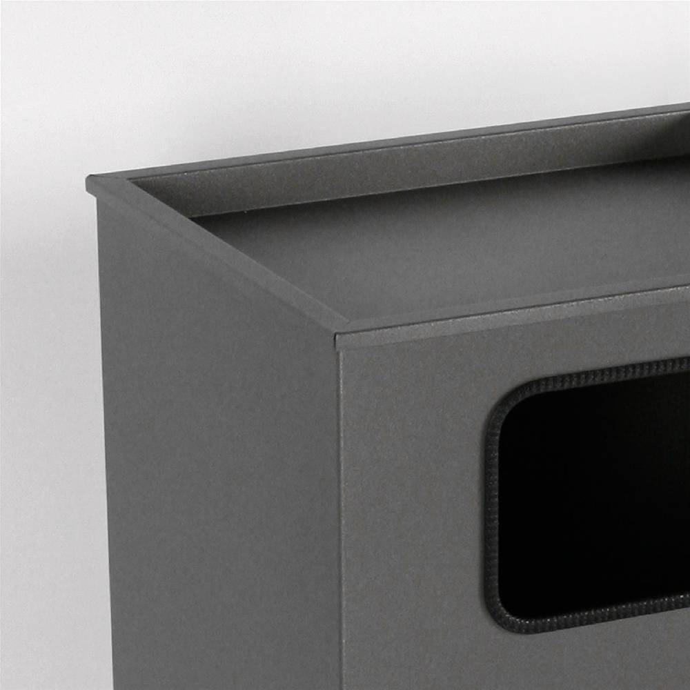 Szagato Aschenbecher mit Mülleimer Classic 62x40x33cm 28 ltr. grau inkl. Inneneimer SZAGATO Standascher Aschenbecher Abfalleimer Mülleimer mit Aschenbecher Begrenzte Freigabe