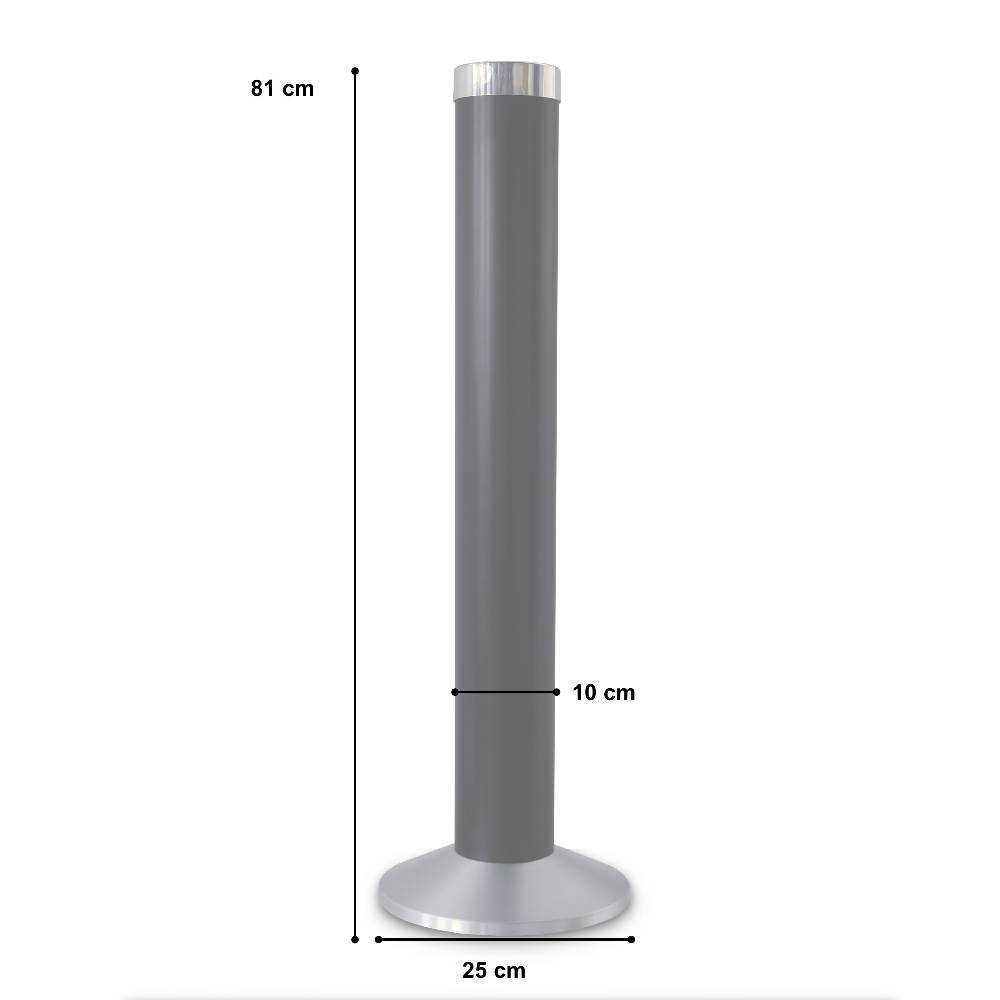Szagato Aschenbecher Säule 81x25cm ALU schwarz SZAGATO Made in Germany Aschenbecher groß Stand-Aschenbecher außen großer Aschenbecher stehend für draußen JETZT KAUFEN