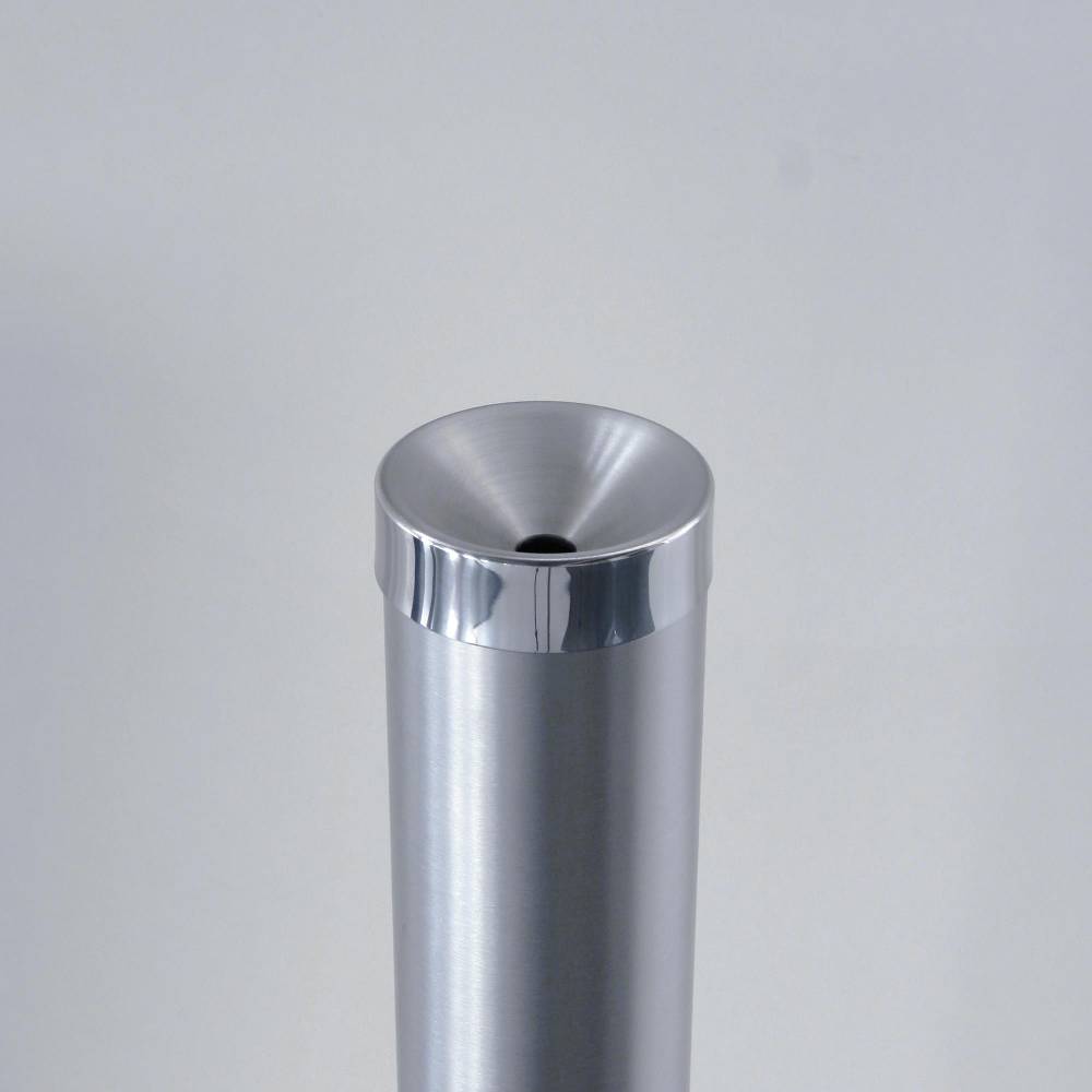 Szagato Aschenbecher Säule 81x25cm ALU SZAGATO Made in Germany Aluminium Aschenbecher groß Stand-Aschenbecher außen großer Aschenbecher stehend für draußen Neueste Stile