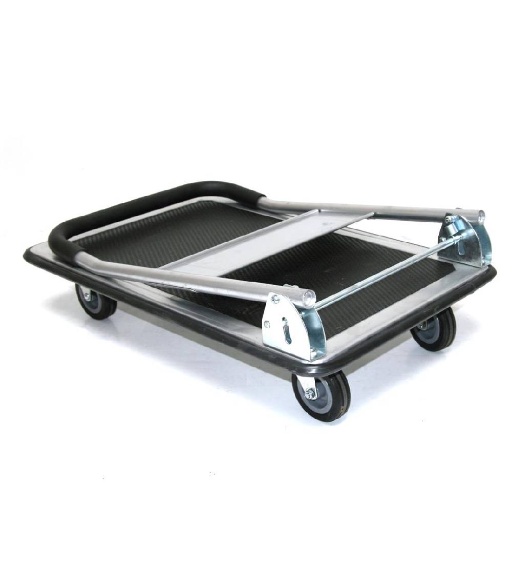 Szagato 150 kg Eco Plattformwagen 74x48cm grau Tischwagen Schiebebügelwagen Rollwagen Rollregal Werkstattwagen Trasportwagen günstig kaufen Discount Store für neue Produkte