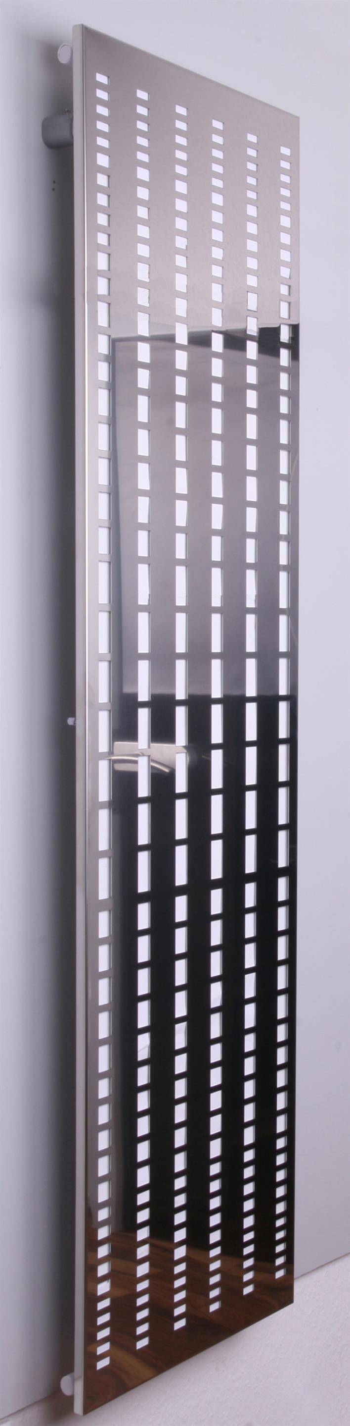 Szagato BADHEIZKÖRPER Design broken Mirror 2 120x47cm 799 Watt Edelstahl poliert SZAGATO Designheizkörper Handtuchheizkörper Mittelanschluss Handtuchwärmer Blitzangebot