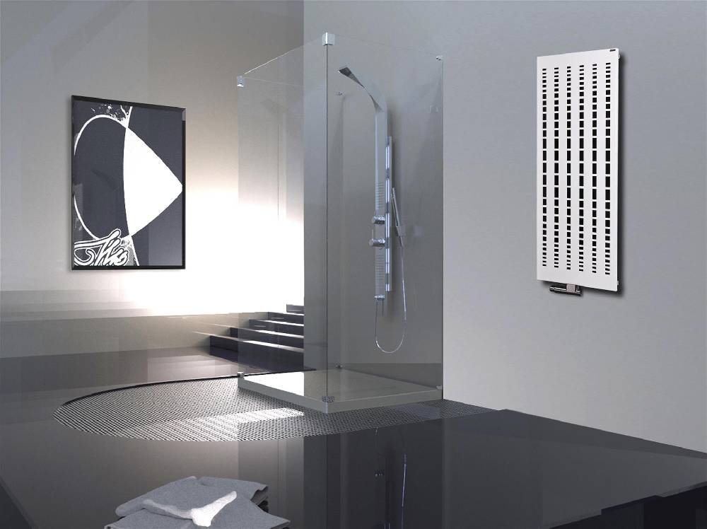 Szagato BADHEIZKÖRPER Design broken Mirror 2 120x47cm 799 Watt weiß SZAGATO Designheizkörper Handtuchheizkörper mit Mittelanschluss Handtuchwärmer Tägliche Deals