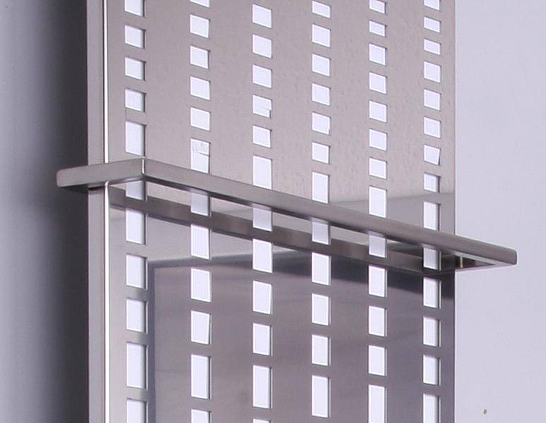 Szagato BADHEIZKÖRPER Design broken Mirror 3 180x47cm 1118 Watt Edelstahl (+2 Halter 15mm) SZAGATO Designheizkörper Handtuchheizkörper mit Mittelanschluss Super Sparpreis