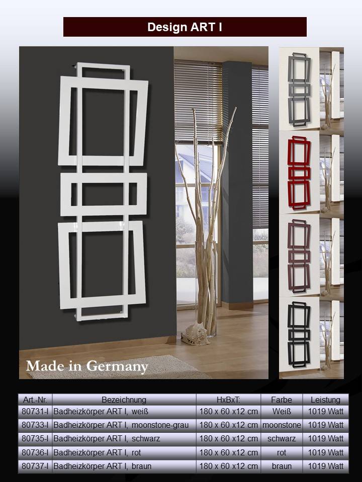Szagato BADHEIZKÖRPER Design ART I 180x60cm 1019 Watt weiß SZAGATO Paneelheizkörper Designheizkörper Handtuchheizkörper mit Mittelanschluss Handtuchwärmer Neueste Stile