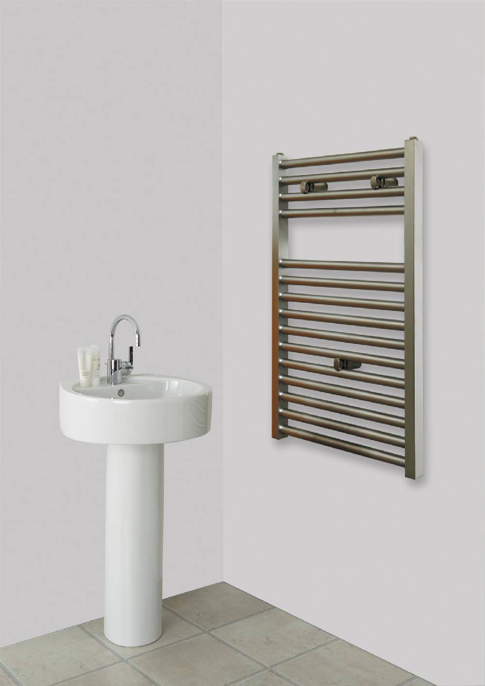 Szagato BADHEIZKÖRPER Design Edelstahl 1 77x60cm 581 Watt SZAGATO Handtuchheizkörper mit Seitenanschluss Handtuchwärmer mit Seitenanschluss Preisnachlass