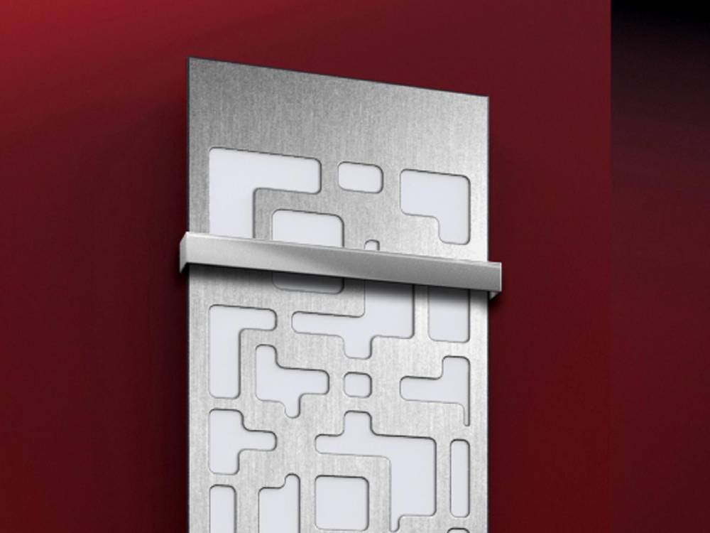 Szagato BADHEIZKÖRPER Design Downtown 2 120x47cm 799 Watt Edelstahl matt (+1 Halter 50mm) SZAGATO Bad Wohnraum-Heizkörper (Mittelanschluss) Tiefpreis