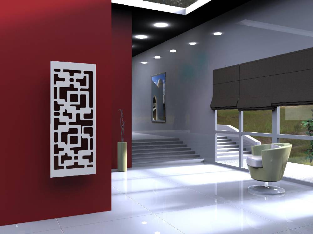 Szagato BADHEIZKÖRPER Design Downtown 2 120x47cm 799 Watt weiß SZAGATO Designheizkörper Handtuchheizkörper mit Mittelanschluss Handtuchwärmer Wochenangebot