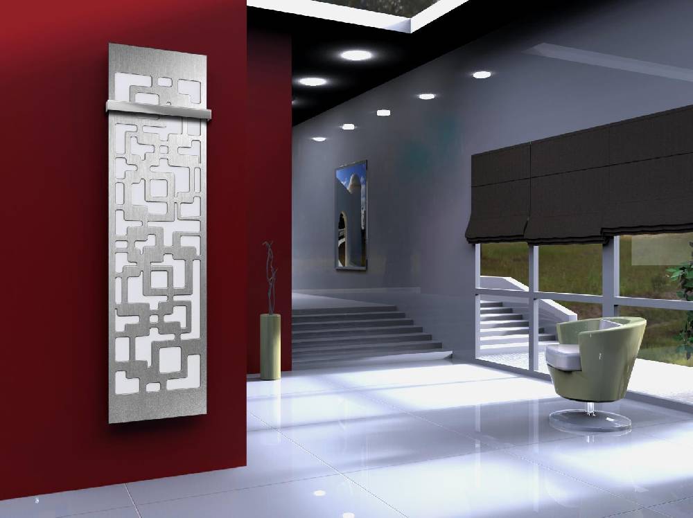 Szagato BADHEIZKÖRPER Design Downtown 3 180x47cm 1118 Watt Edelstahl matt (+1 Halter 50mm) SZAGATO Designheizkörper Handtuchheizkörper mit Mittelanschluss Bis zu 50% Rabatt