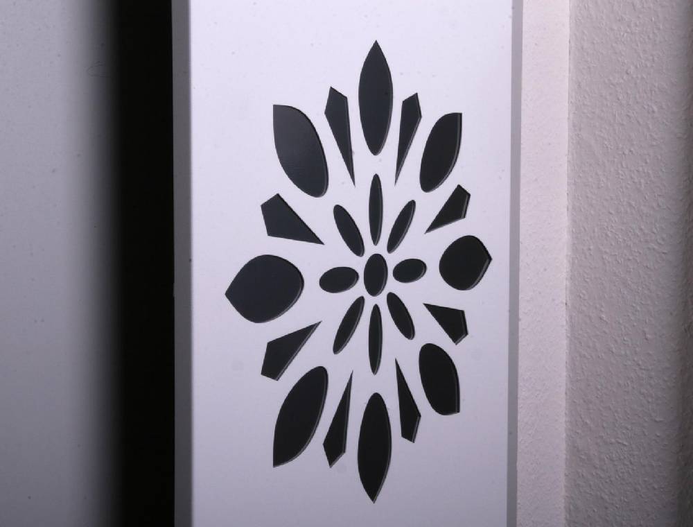 Szagato BADHEIZKÖRPER Design Flower 3 180x47cm 1118 Watt weiß SZAGATO Designheizkörper Handtuchheizkörper mit Mittelanschluss Handtuchwärmer Clearance-Verkauf