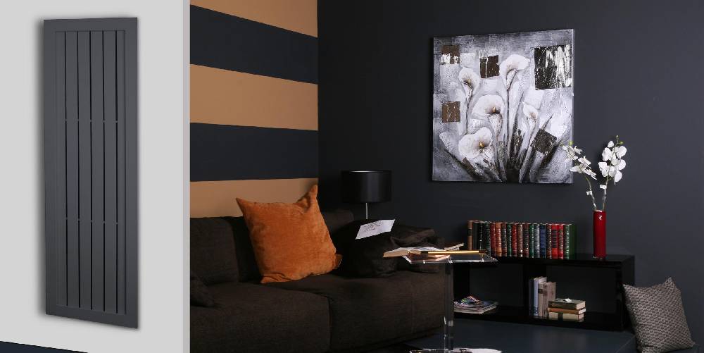 Szagato BADHEIZKÖRPER Design Frame 180x65cm 1460 Watt anthrazit moonstone SZAGATO Designheizkörper Handtuchheizkörper mit Mittelanschluss Handtuchwärmer Kostenloser Versand international