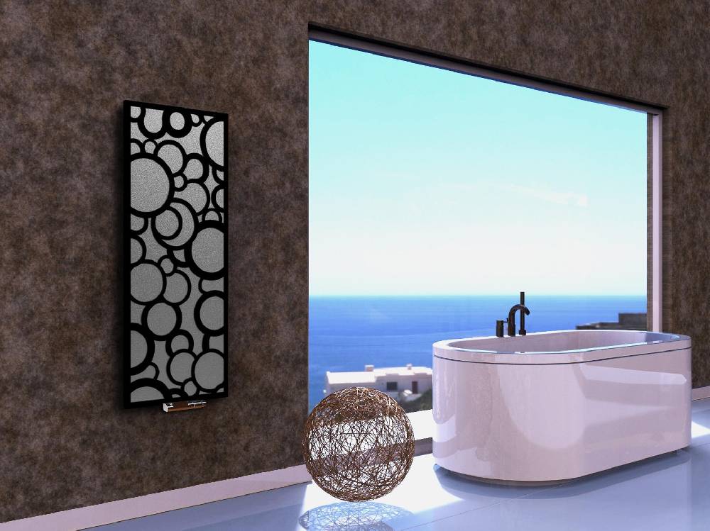 Szagato BADHEIZKÖRPER Design Kreta 2 120x47cm 799 Watt anthrazit moonstone schwarz SZAGATO Designheizkörper Handtuchheizkörper Mittelanschluss Handtuchwärmer 50% Rabatt für begrenzte Zeit