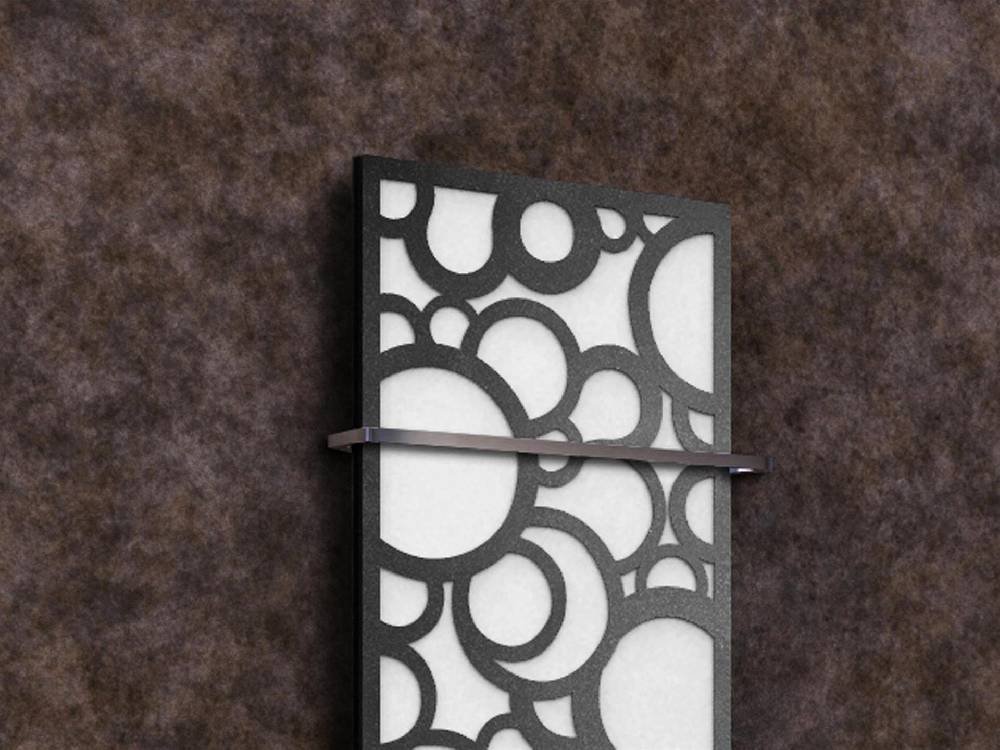 Szagato BADHEIZKÖRPER Design Kreta 2 120x47cm 799Watt weiß anthrazit - moonstone (+1 Halter 15mm) SZAGATO Designheizkörper mit Mittelanschluss Handtuchwärmer Hotsell