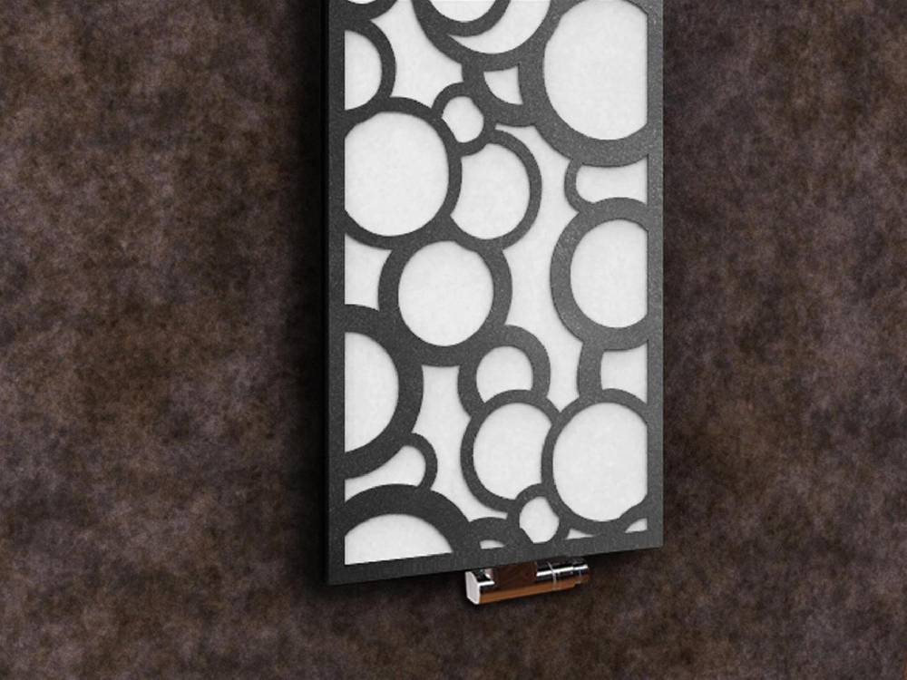 Szagato BADHEIZKÖRPER Design Kreta 2 120x47cm 799Watt weiß anthrazit - moonstone (+1 Halter 15mm) SZAGATO Designheizkörper mit Mittelanschluss Handtuchwärmer Hotsell