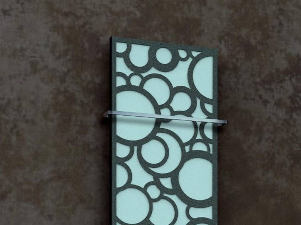 Szagato BADHEIZKÖRPER Design Kreta 3 180x47cm 1118 Watt anthrazit - moonstone (+1 Halter 15mm) SZAGATO Designheizkörper Mittelanschluss Handtuchwärmer Günstiger Verkauf
