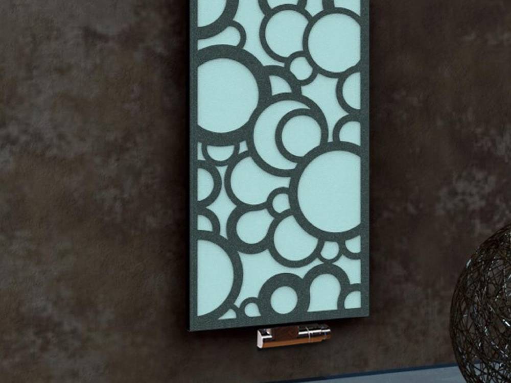 Szagato BADHEIZKÖRPER Design Kreta 3 180x47cm 1118 Watt anthrazit - moonstone (+1 Halter 15mm) SZAGATO Designheizkörper Mittelanschluss Handtuchwärmer Günstiger Verkauf