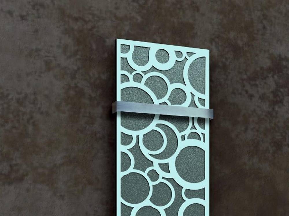 Szagato BADHEIZKÖRPER Design Kreta 3 180x47cm 1118 Watt anthrazit moonstone weiß (+1 Halter 50mm) SZAGATO Designheizkörper mit Mittelanschluss Handtuchwärmer Blitzverkäufe