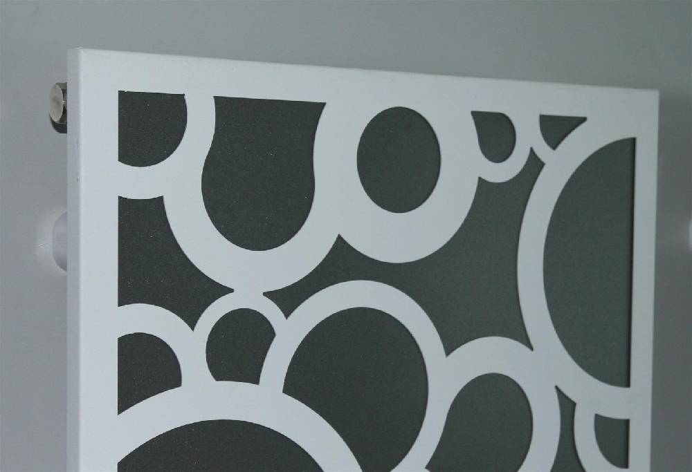 Szagato BADHEIZKÖRPER Design Kreta 3 180x47cm 1118 Watt anthrazit moonstone weiß (+2 Halter 15mm) SZAGATO Designheizkörper mit Mittelanschluss Handtuchwärmer Kostenloser Versand