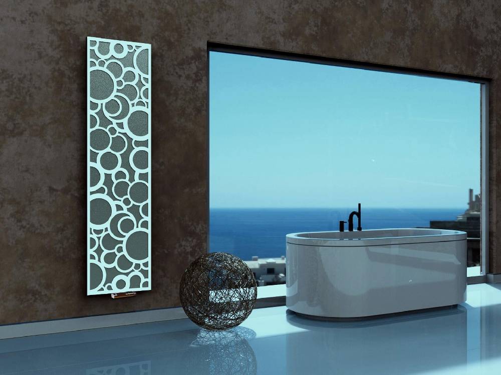 Szagato BADHEIZKÖRPER Design Kreta 3 180x47cm 1118 Watt anthrazit moonstone weiß SZAGATO Designheizkörper Handtuchheizkörper Mittelanschluss Handtuchwärmer Fabrik Onlineshop