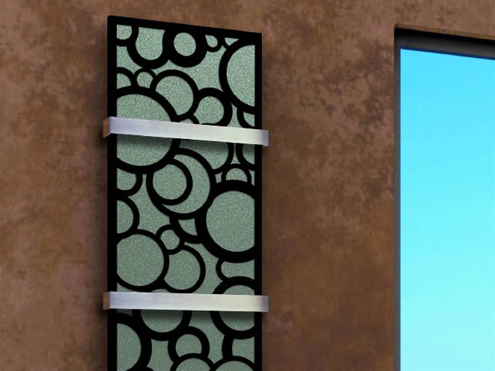 Szagato BADHEIZKÖRPER Design Kreta 3 180x47cm 1118 Watt schwarz (+2 Halter 50mm) SZAGATO Designheizkörper Handtuchheizkörper Mittelanschluss Handtuchwärmer Günstig kaufen