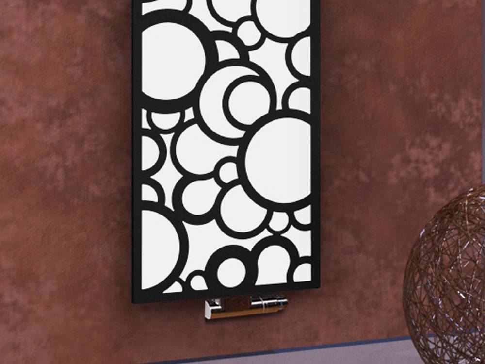 Szagato BADHEIZKÖRPER Design Kreta 3 180x47cm 1118 Watt schwarz +1 Halter 15mm SZAGATO Designheizkörper Handtuchheizkörper mit Mittelanschluss Handtuchwärmer Versandkostenfrei