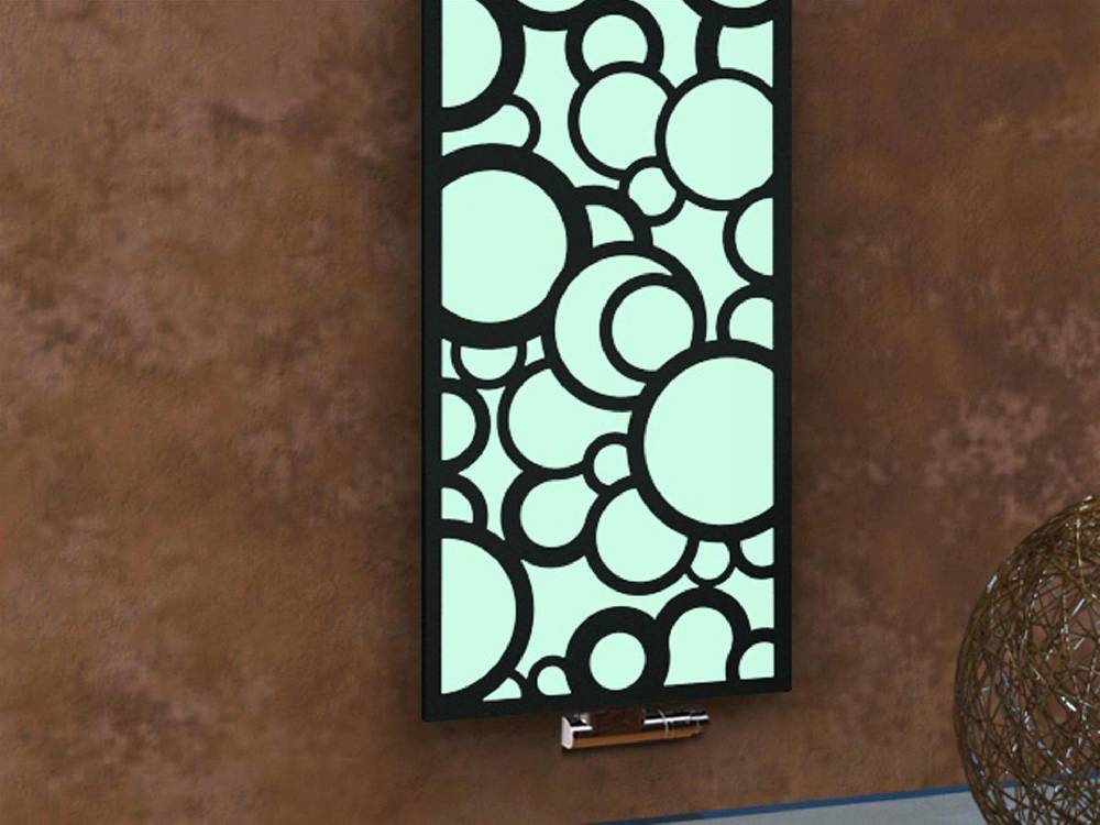 Szagato BADHEIZKÖRPER Design Kreta 3 180x47cm 1118 Watt schwarz +1 Halter 50mm SZAGATO Designheizkörper Handtuchheizkörper mit Mittelanschluss Handtuchwärmer Großer Ausverkauf