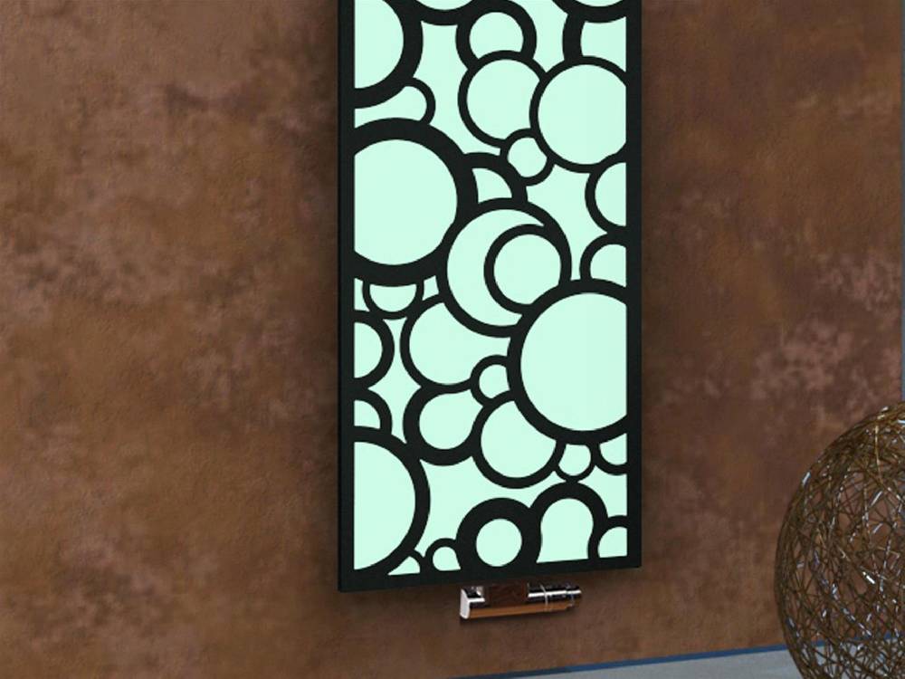 Szagato BADHEIZKÖRPER Design Kreta 3 180x47cm 1118 Watt weiß schwarz SZAGATO Designheizkörper Handtuchheizkörper mit Mittelanschluss Handtuchwärmer Exklusivangebot