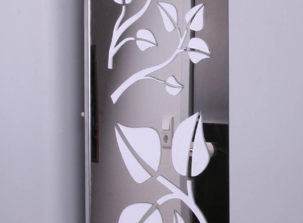 Szagato BADHEIZKÖRPER Design Leaves 2 120x47cm 799 Watt Edelstahl Hochglanz (+1 Halter 50mm) SZAGATO Designheizkörper mit Mittelanschluss Handtuchwärmer Valentinstagsangebot
