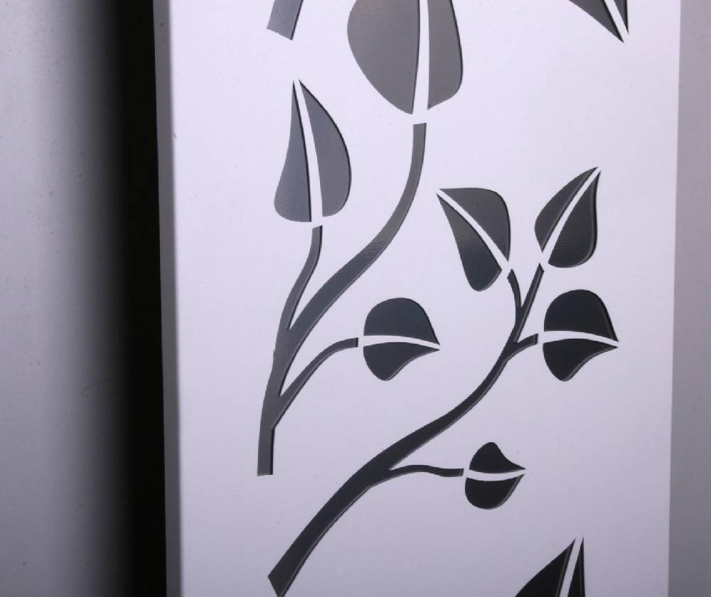 Szagato BADHEIZKÖRPER Design Leaves 3 180x47cm 1118 Watt weiß (+2 Halter 15mm) SZAGATO Designheizkörper Handtuchheizkörper mit Mittelanschluss Handtuchwärmer Letzter Tag