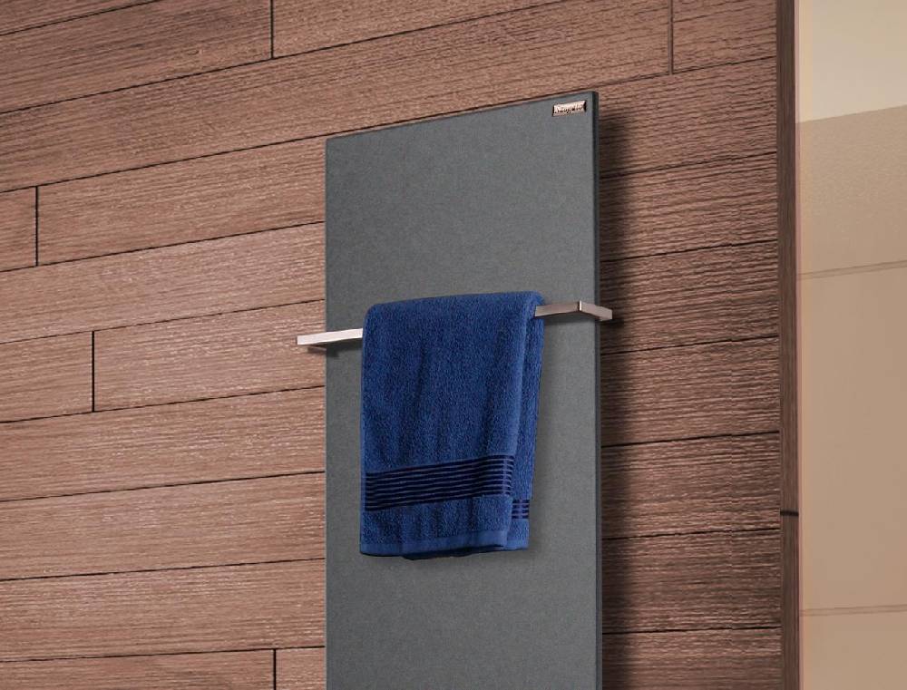 Szagato BADHEIZKÖRPER Design Mirror Steel 2 120x47cm 799 Watt anthrazit - moonstone (+1 Halter 15mm) SZAGATO Designheizkörper Mittelanschluss Handtuchwärmer Speichern exportieren
