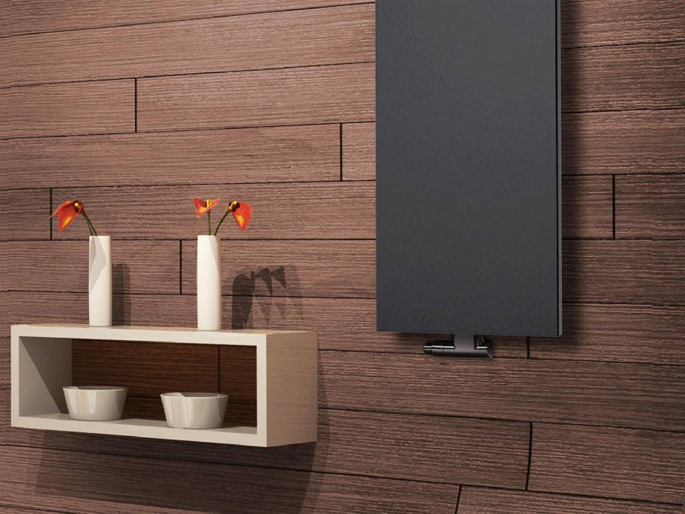 Szagato BADHEIZKÖRPER Design Mirror Steel 2 120x47cm 799 Watt anthrazit (+1 Halter 15mm) SZAGATO Handtuchheizkörper mit Mittelanschluss Handtuchwärmer zollfrei