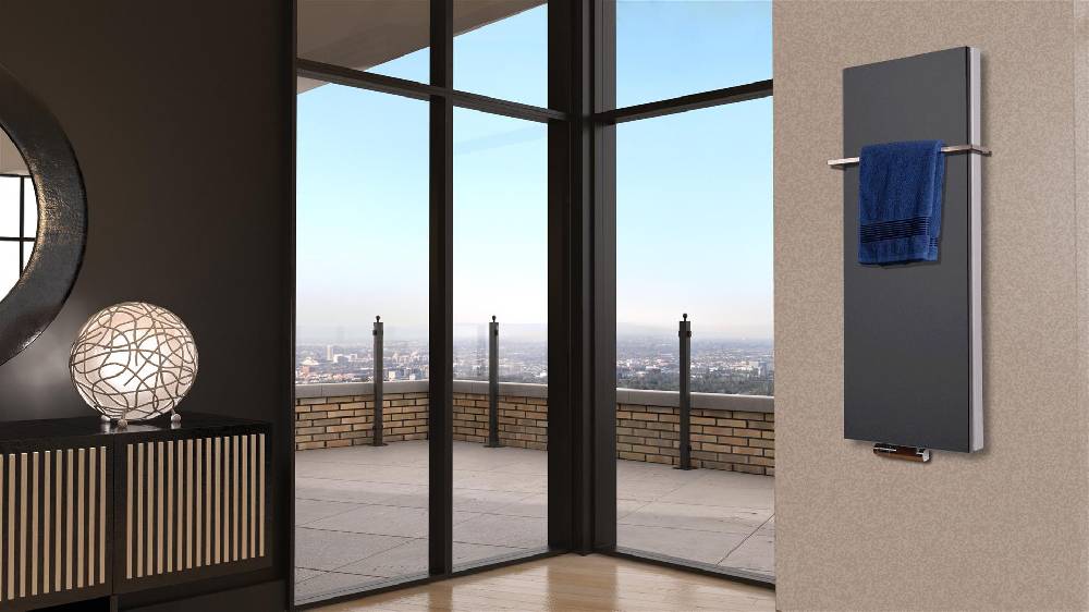 Szagato BADHEIZKÖRPER Design Mirror Steel 5 120x47cm 1458 Watt anthrazit (+1 Halter 15mm) SZAGATO Designheizkörper Handtuchheizkörper mit Mittelanschluss Große Rabatte