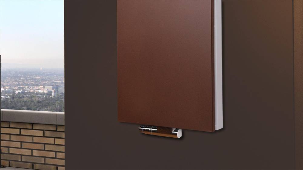 Szagato BADHEIZKÖRPER Design Mirror Steel 5 120x47cm 1458 Watt braun SZAGATO Designheizkörper Handtuchheizkörper mit Mittelanschluss Handtuchwärmer Tägliche Deals