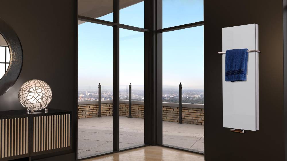 Szagato BADHEIZKÖRPER Design Mirror Steel 5 120x47cm 1458 Watt weiß +1 Halter 15mm SZAGATO Designheizkörper Handtuchheizkörper Mittelanschluss Handtuchwärmer Kostenlose Rückgabe