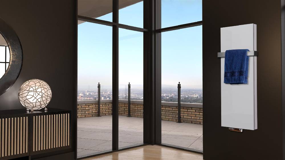 Szagato BADHEIZKÖRPER Design Mirror Steel 5 120x47cm 1458 Watt weiß +1 Halter 50mm SZAGATO Designheizkörper Handtuchheizkörper Mittelanschluss Handtuchwärmer Begrenzte Freigabe