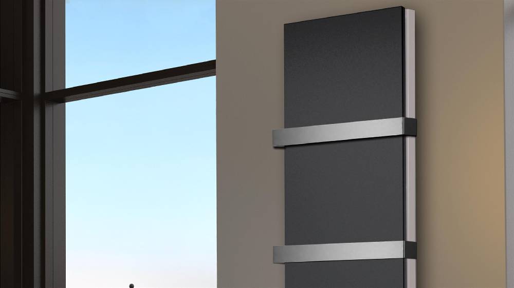 Szagato BADHEIZKÖRPER Design Mirror Steel 6 180x47cm 1964 Watt schwarz (+2 Halter 50mm) SZAGATO Designheizkörper Handtuchheizkörper mit Mittelanschluss Super Rabatt