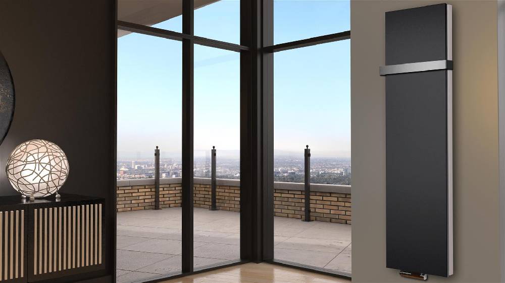 Szagato BADHEIZKÖRPER Design Mirror Steel 6 180x47cm 1964 Watt schwarz + (+1 Halter 50mm) SZAGATO Designheizkörper Handtuchheizkörper mit Mittelanschluss Riesige Rabatte