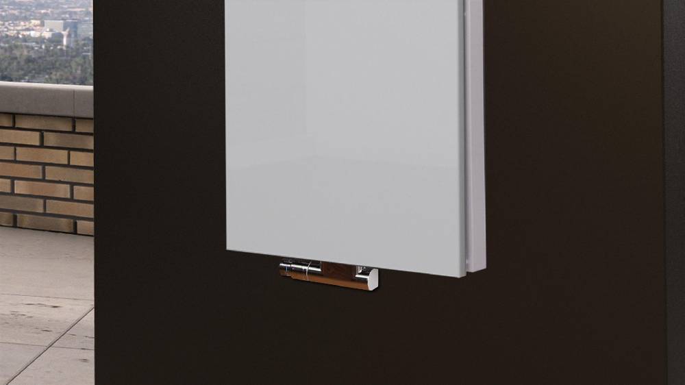 Szagato BADHEIZKÖRPER Design Mirror Steel 6 180x47cm 1964 Watt weiß +2 Halter 50mm SZAGATO Designheizkörper Handtuchheizkörper Mittelanschluss Handtuchwärmer Fabrikladen