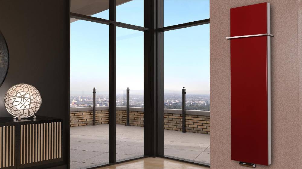 Szagato BADHEIZKÖRPER Design Mirror Steel 6 180x47cm 1964Watt rot (+1 Halter 15mm) SZAGATO Designheizkörper Handtuchheizkörper Mittelanschluss Handtuchwärmer 50% Rabatt für begrenzte Zeit