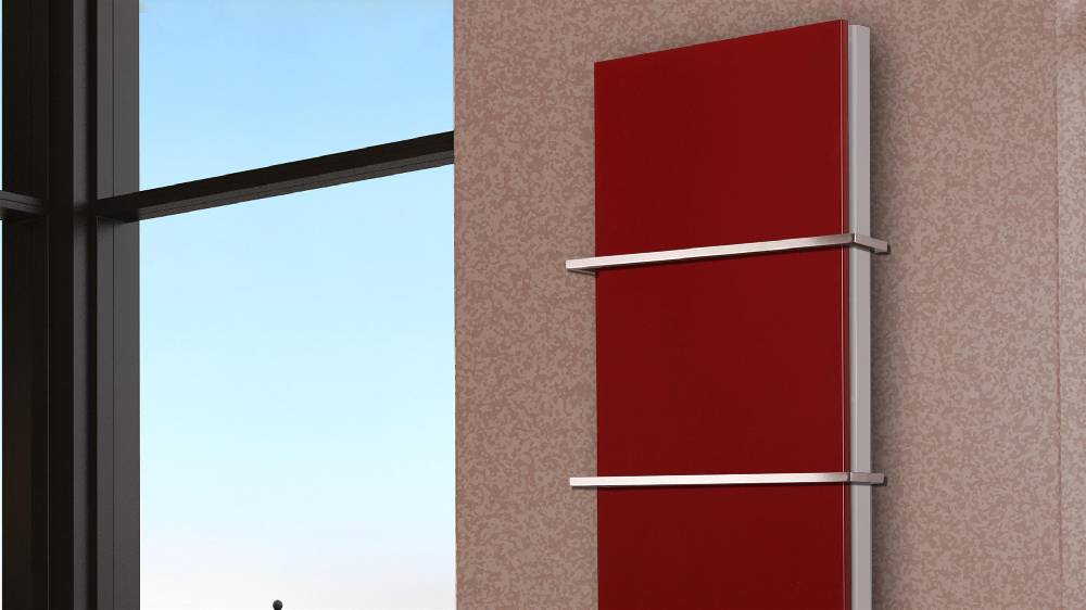 Szagato BADHEIZKÖRPER Design Mirror Steel 6 180x47cm 1964Watt rot (+2 Halter 15mm) SZAGATO Designheizkörper Handtuchheizkörper Mittelanschluss Handtuchwärmer 2025