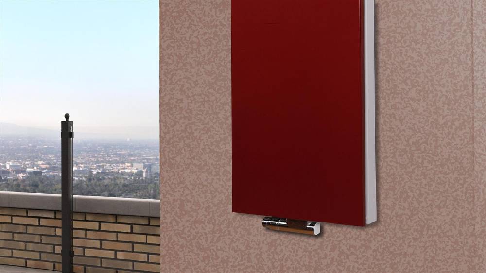 Szagato BADHEIZKÖRPER Design Mirror Steel 6 180x47cm 1964Watt rot (+2 Halter 50mm) SZAGATO Designheizkörper Handtuchheizkörper Mittelanschluss Handtuchwärmer Online