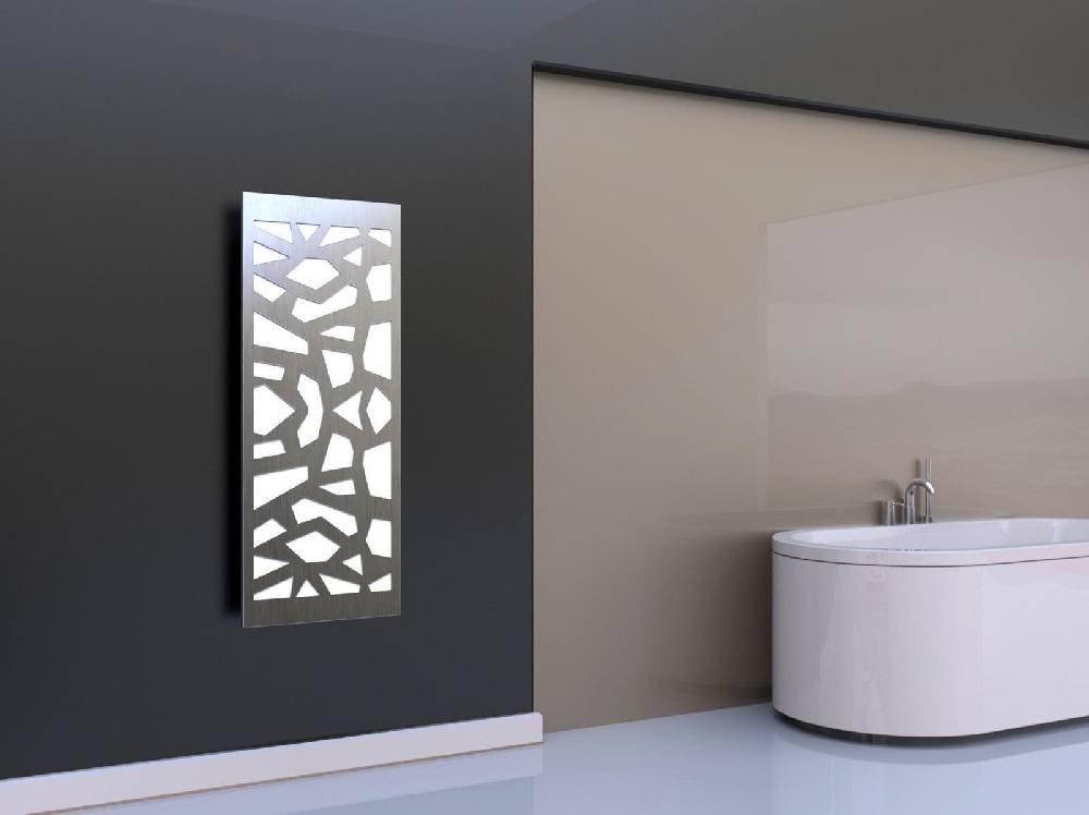 Szagato BADHEIZKÖRPER Design Mosaik 2 120x47cm 799 Watt Edelstahl SZAGATO Designheizkörper Handtuchheizkörper mit Mittelanschluss Handtuchwärmer im Angebot