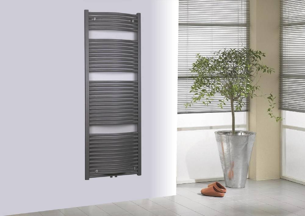 Szagato BADHEIZKÖRPER Design München 3 177x60cm 1471 Watt Mittelanschluss anthrazit - moonstone SZAGATO Handtuchheizkörper mit Mittelanschluss Handtuchwärmer