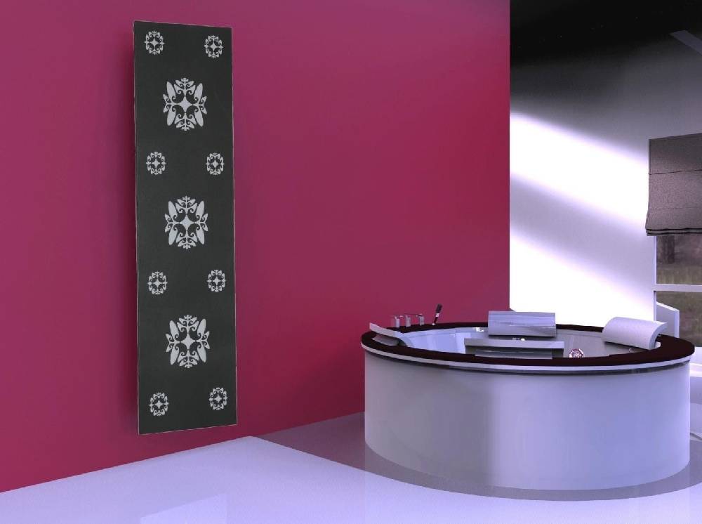 Szagato BADHEIZKÖRPER Design Ornaments 3 180x47cm 1118 Watt anthrazit moonstone SZAGATO Designheizkörper Handtuchheizkörper Mittelanschluss Handtuchwärmer Heißer Verkauf