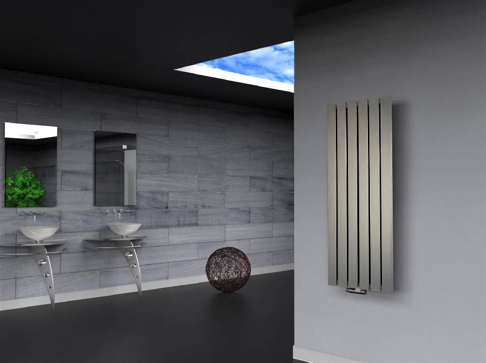 Szagato BADHEIZKÖRPER Design Peking 2 120x47cm 799 Watt Edelstahloptik SZAGATO Heizkörper Handtuchheizkörper Mittelanschluss Handtuchwärmer Mittelanschluss Sonderangebote