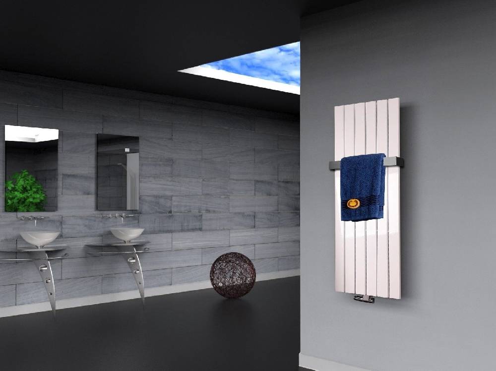 Szagato BADHEIZKÖRPER Design Peking 2 120x47cm 799 Watt weiß (+1 Halter 50mm) SZAGATO Paneelheizkörper Handtuchheizkörper mit Mittelanschluss Handtuchwärmer VIP-Rabatte