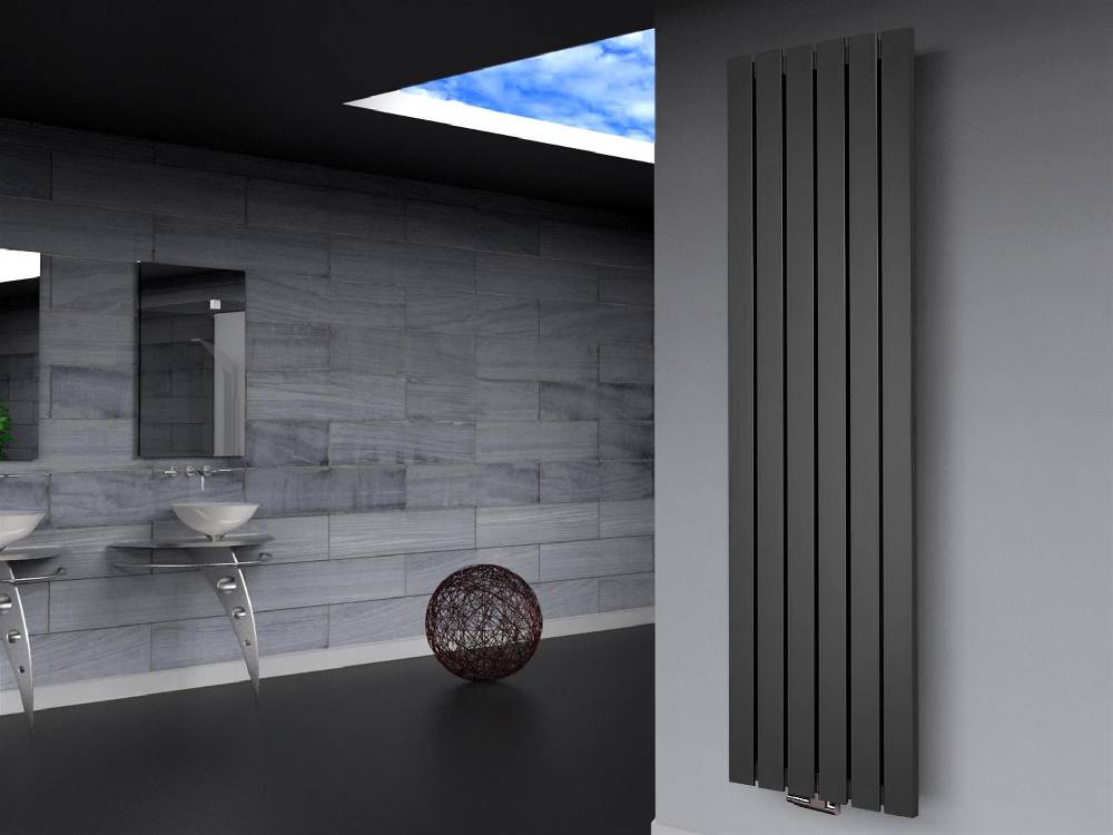 Szagato BADHEIZKÖRPER Design Peking 3 180x47cm 1118 Watt anthrazit moonstone SZAGATO Designheizkörper Handtuchheizkörper mit Mittelanschluss Handtuchwärmer