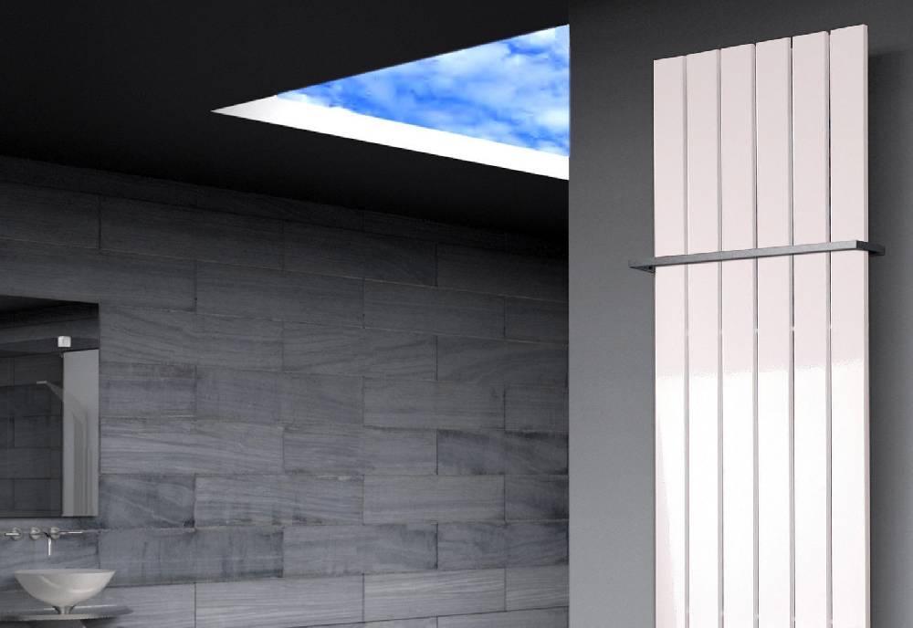 Szagato BADHEIZKÖRPER Design Peking 3 180x47cm 1118 Watt weiß (+1 Halter 15mm) SZAGATO Designheizkörper Handtuchheizkörper mit Mittelanschluss Handtuchwärmer Kostenlose Rückgabe