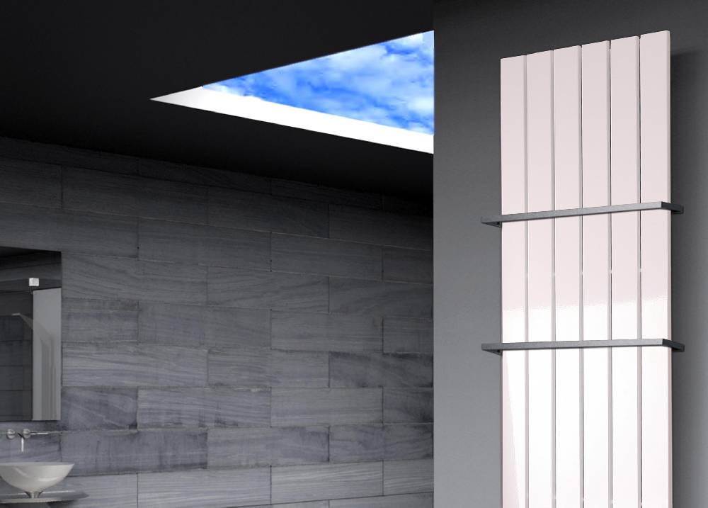 Szagato BADHEIZKÖRPER Design Peking 3 180x47cm 1118 Watt weiß (+2 Halter 15mm) SZAGATO Designheizkörper Handtuchheizkörper mit Mittelanschluss Handtuchwärmer Letzte 3 Tage