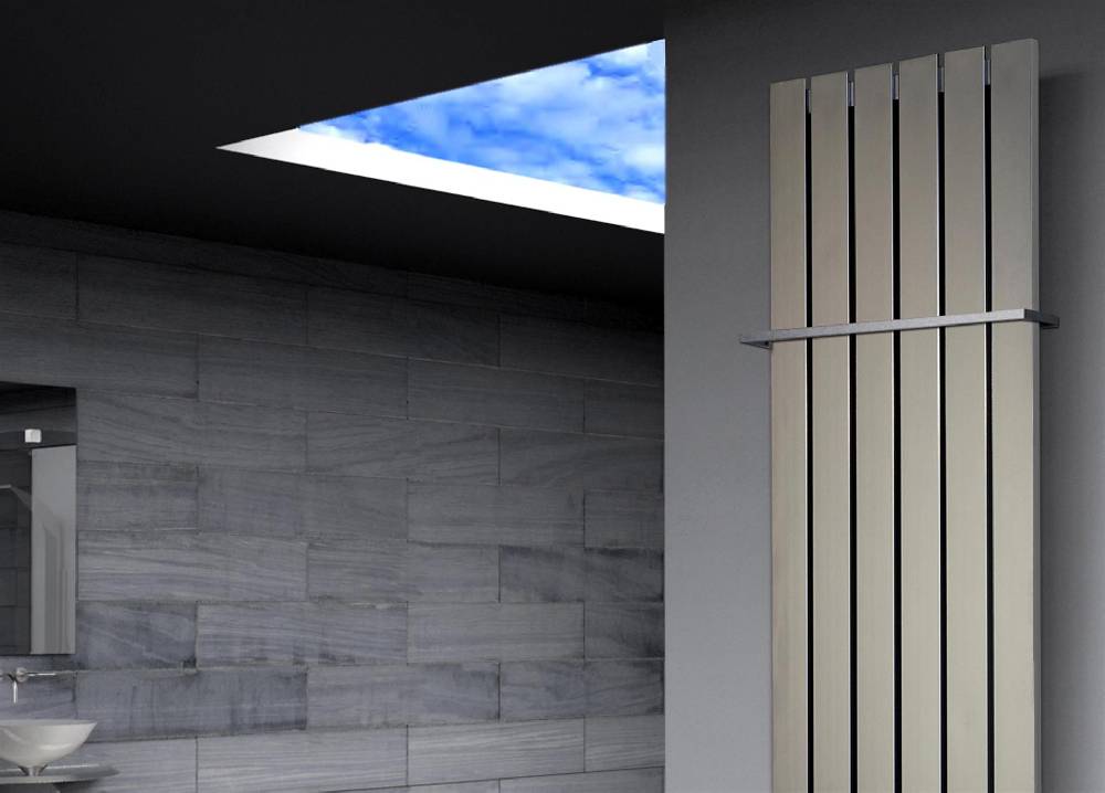 Szagato BADHEIZKÖRPER Design Peking 3 180x47cm Edelstahloptik (+1 Halter 15mm) SZAGATO Designheizkörper Handtuchheizkörper mit Mittelanschluss Handtuchwärmer Bis zu 60% Rabatt